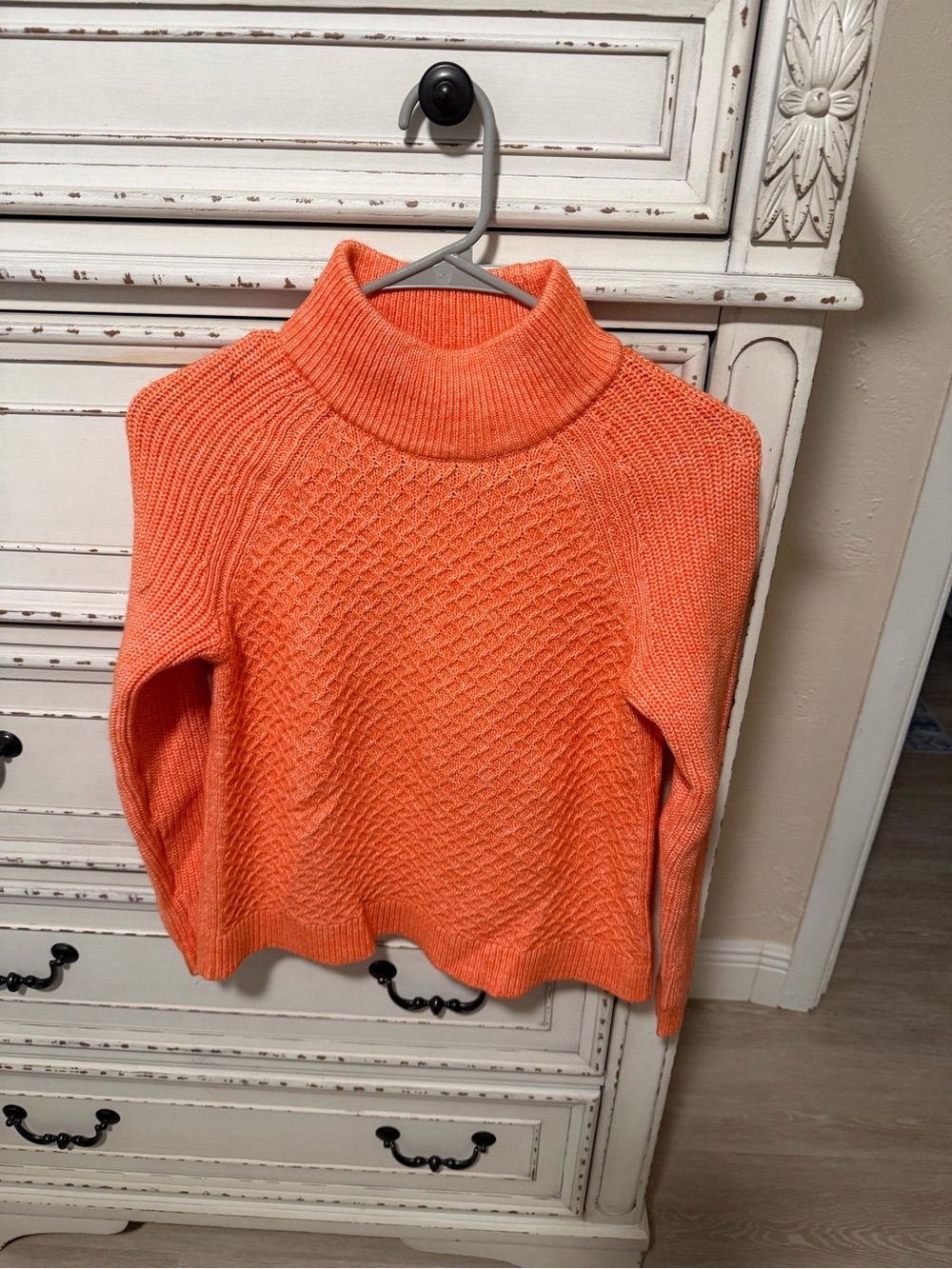 Talbots Coral Orange Sweater